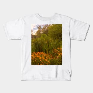 Central Park Bridge Flowers Manhattan NYC Kids T-Shirt